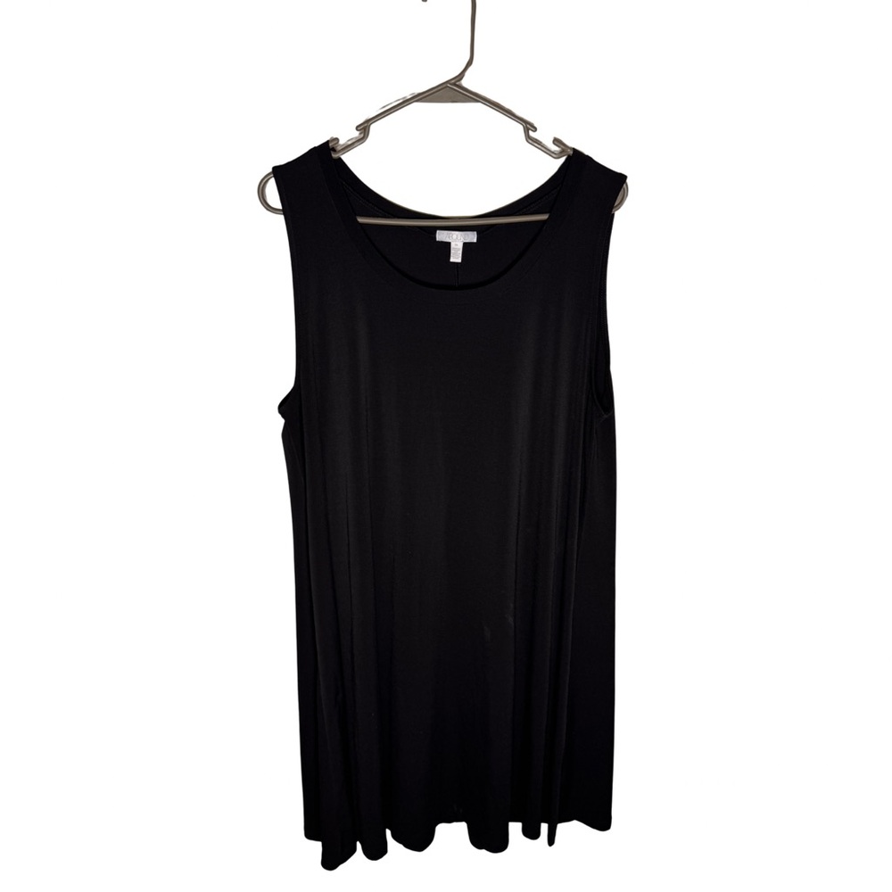 Abound Casual Midi Dress Size XXL Black Sleeveless